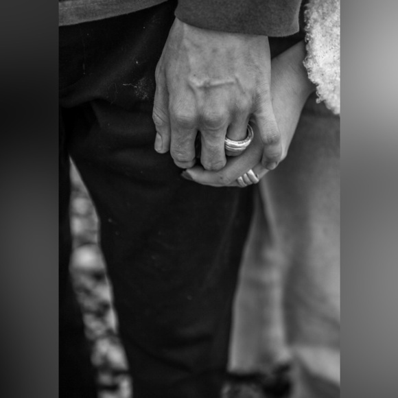 2 rings  - Our new signature sterling unisex GRIT rustic… - Picture 4 of 16